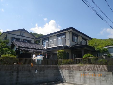 山口県柳井市柳井Ｎ様邸　外壁屋根塗装工事